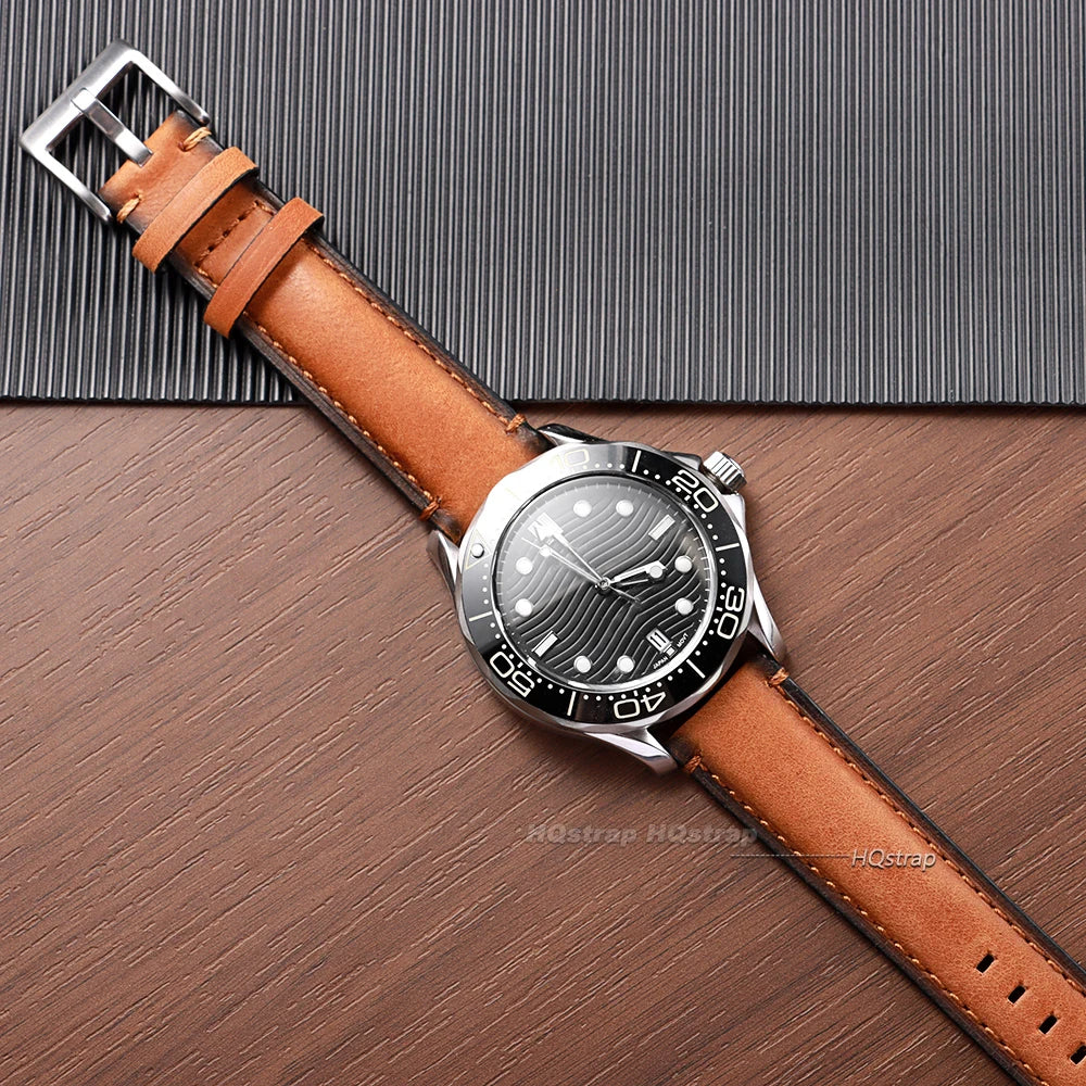 CowLost | product_id-vintage-quick-release-leather-watch-strap-for-seiko-omega-20mm-22mm-24mm-unisex |5