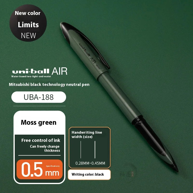 CowLost | product_id-uni-ball-air-uba-188-black-gold-series-gel-pen-quick-dry-high-end-office-pen |28