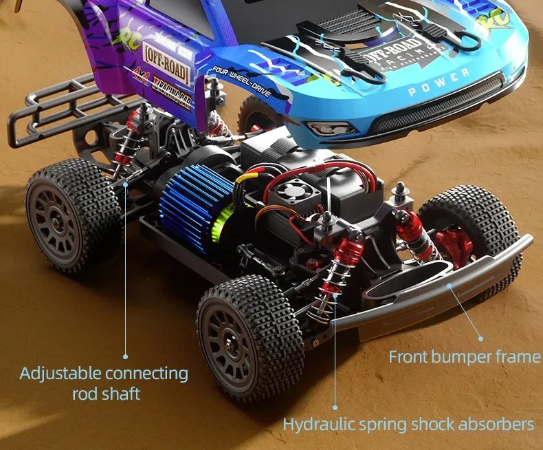 CowLost | fencing-barriers-jjrc-q130-70km-h-4wd-brushless-motor-rc-car-high-speed-drift-monster-truck |39