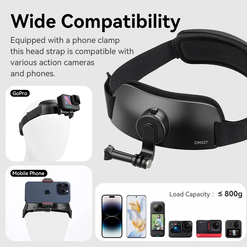CowLost | ulanzi-head-strap-mount-for-action-camera-smartphone-gopro-12-11-10-9-8-7 |4