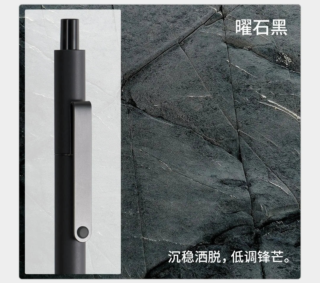CowLost | product_id-kaco-midot-0-5mm-black-gel-ink-pen-quick-dry-metal-clip-premium-design |8