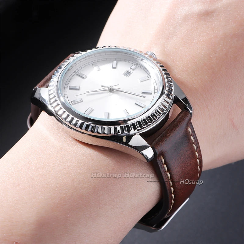 CowLost | bracelets-product_id-vintage-oil-wax-cowhide-leather-watch-strap-18-22mm-quick-release-pin-buckle-bracelet |5