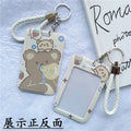 CowLost | handbags-solid-color-student-bus-id-card-protective-cover-keyring |38