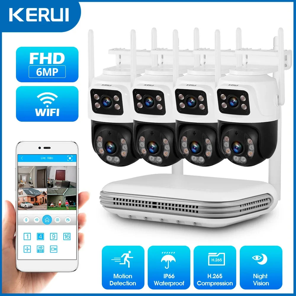 CowLost | 3d-printer-accessories-kerui-6mp-full-hd-8ch-wireless-wifi-dual-lens-ip-nvr-security-camera-system |1