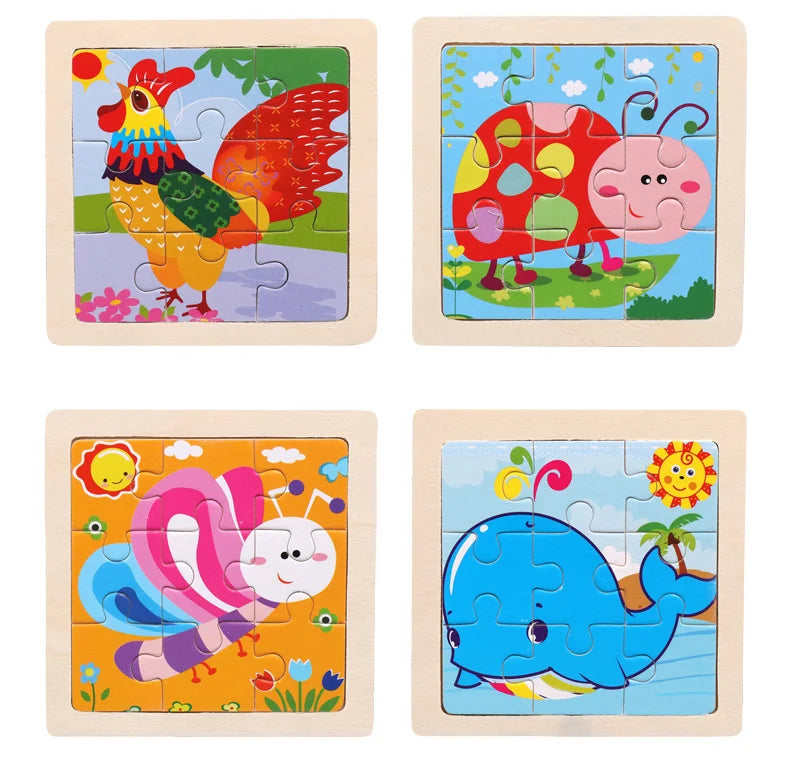 CowLost | fencing-barriers-3d-wooden-baby-puzzle-toy-11x11cm-educational-montessori |14