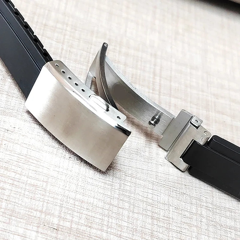 CowLost | watch-bands-product_id-solid-stainless-steel-adjustable-watchband-buckle-9-16mm-for-rolex-daytona-submariner-deployment-clasp |13