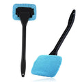 CowLost | car-wash-brushes-product_id-long-handle-car-cleaning-brush-for-windows-and-windshield-with-microfiber-wiper-cleaner |6