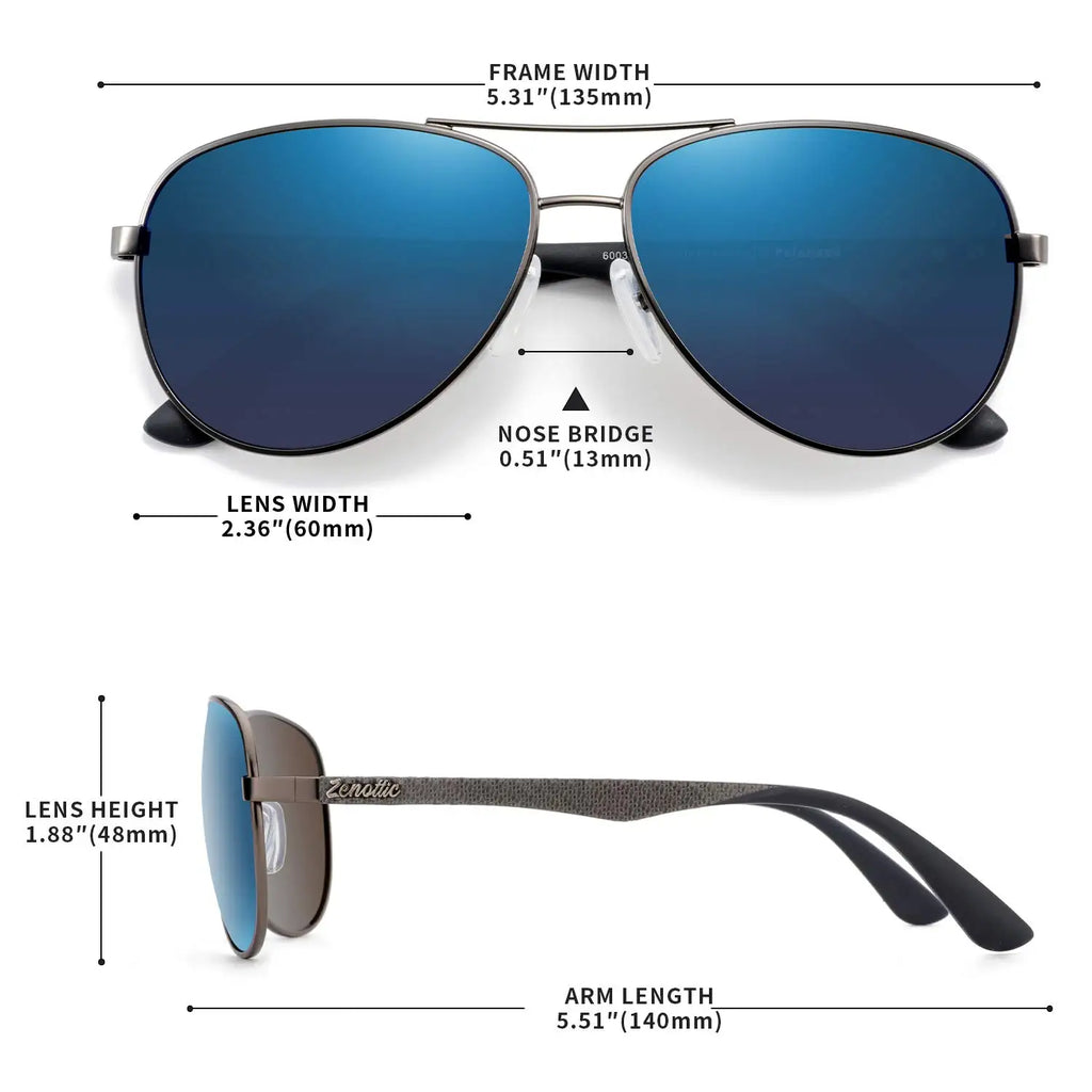 CowLost | zenottic-aluminum-vintage-uv400-pilot-polarized-sunglasses-shade-for-men |4