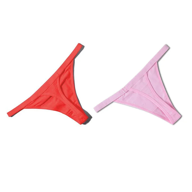 CowLost | wsfsljwdw-sexy-women-cotton-g-string-thongs-low-waist-seamless-panties |26