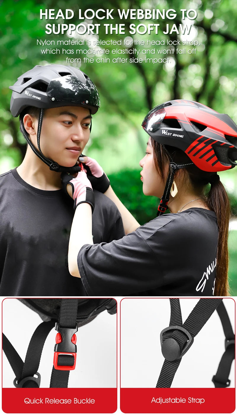 CowLost | west-biking-integrated-ultralight-bike-helmet-with-taillight-goggle-men-women-cycling-safety-hat-mtb-road-bike-motorcycle-helmet |32
