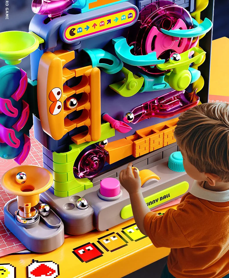 CowLost | product_id-childrens-montessori-multilayer-track-rolling-ball-educational-toy-christmas-gift |10