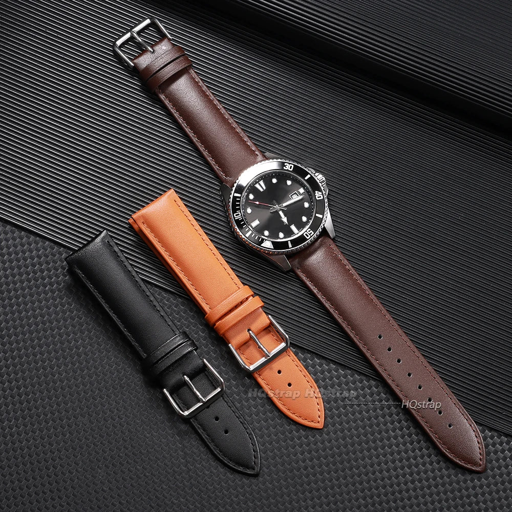 CowLost | product_id-vintage-leather-sport-watch-band-strap-with-stainless-steel-buckle-12-24mm |3