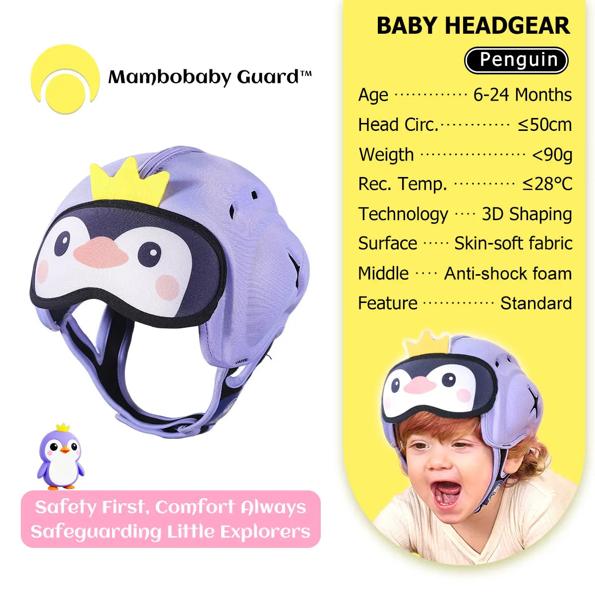 CowLost | mambobaby-guard-hat-bear-safe-anti-shock-baby-helmet |32