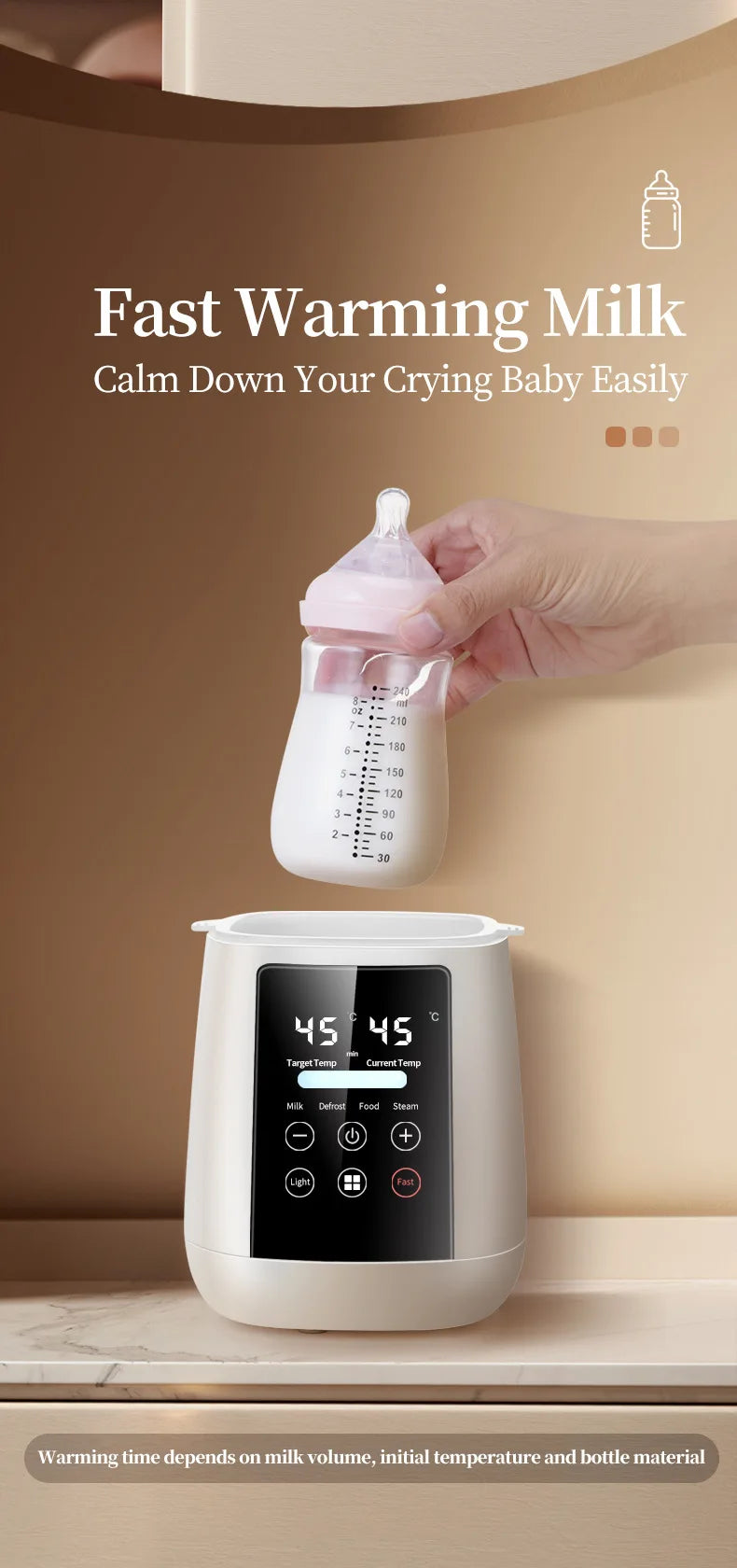 CowLost | product_id-6-in-1-baby-bottle-warmer-sterilizer-with-temperature-control-and-anti-dry-protection |8