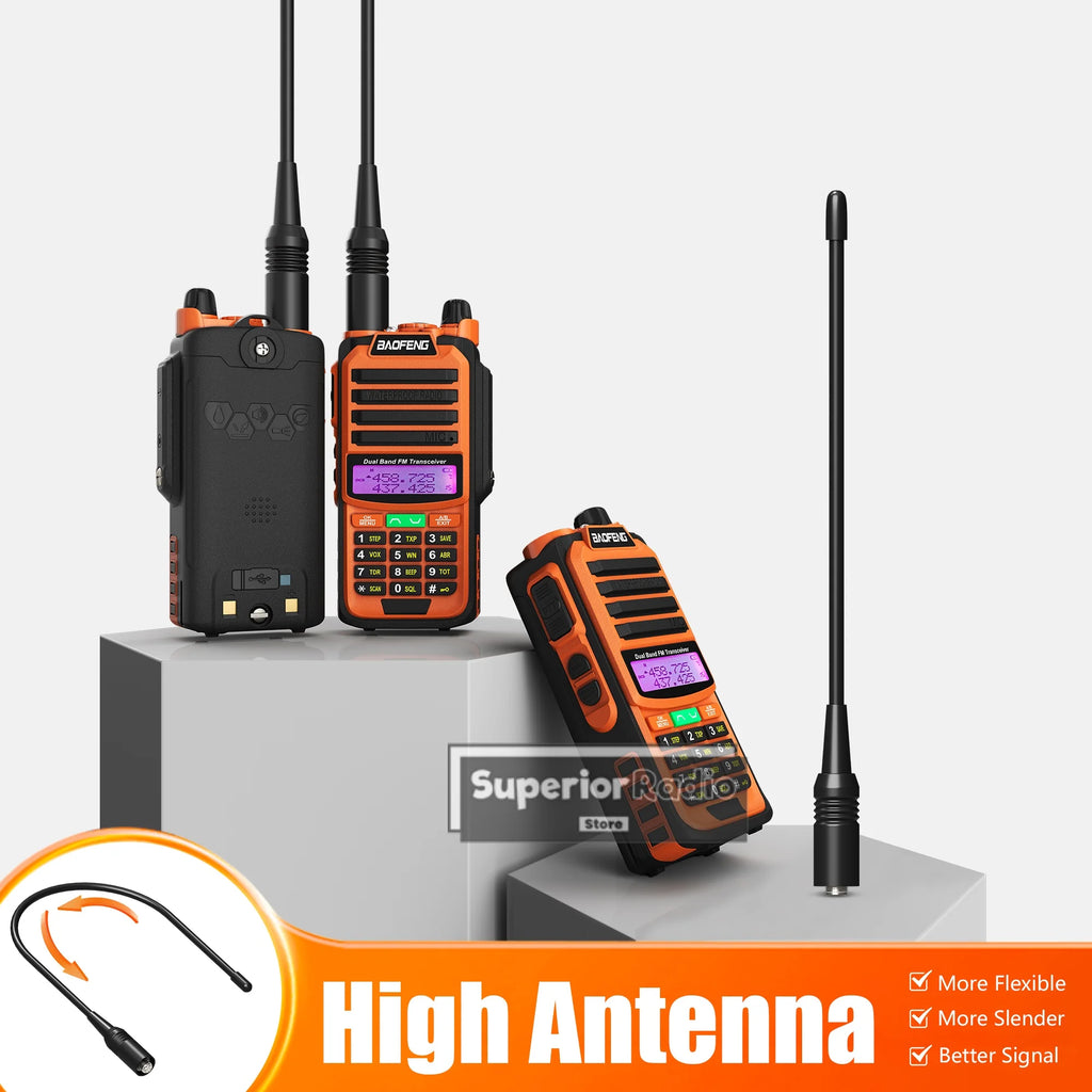 CowLost | mobile-phone-cases-baofeng-uv-68-pro-max-v2-walkie-talkie-ip67-waterproof-usb-c-charger-long-range-fm-radio-128-channels |5