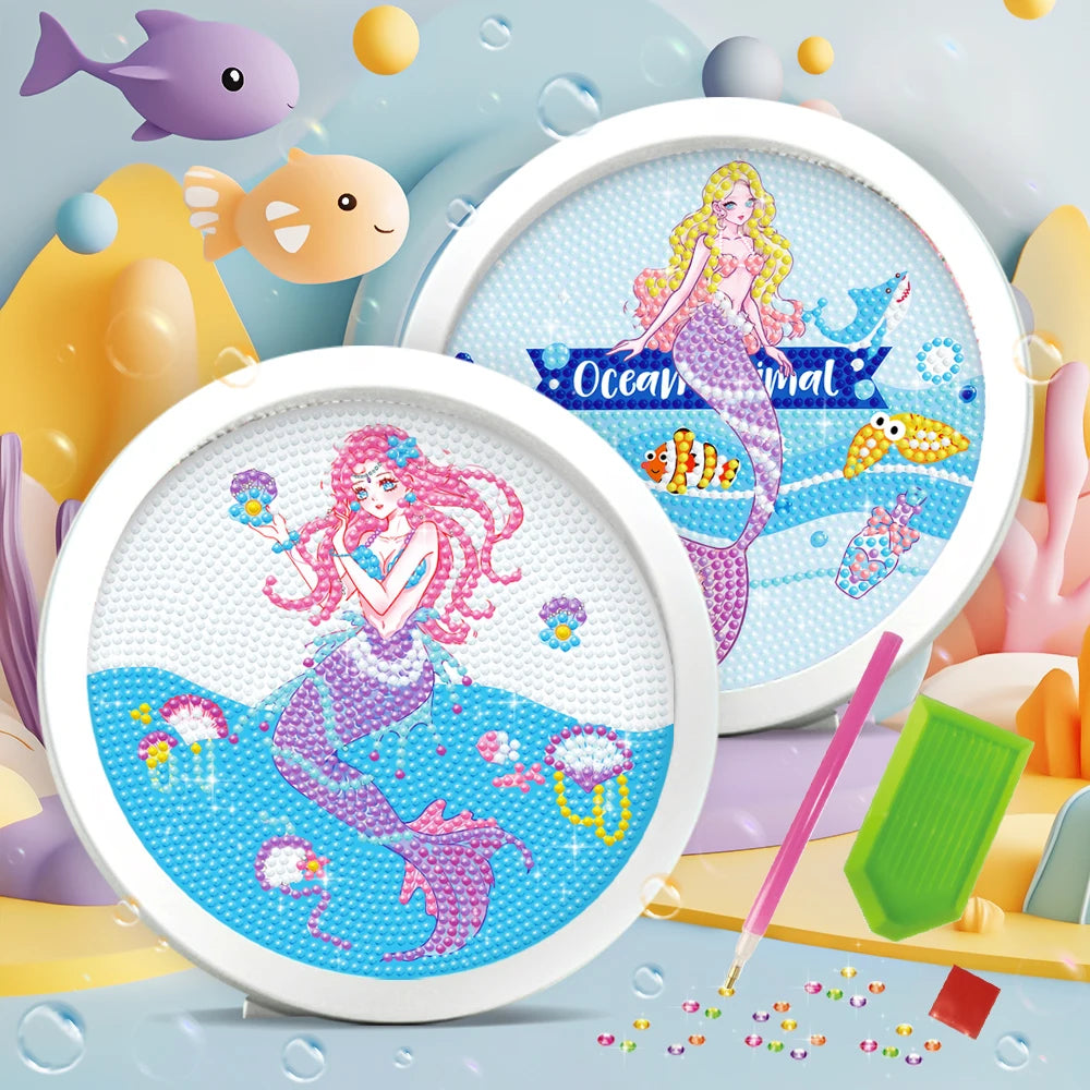 CowLost | product_id-diy-unicorn-mermaid-cartoon-diamond-painting-set-gift-home-decor-for-girls |2