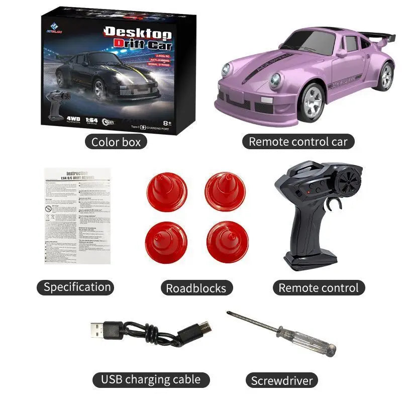 CowLost | fencing-barriers-kf20-1-64-drift-rc-car-four-wheel-remote-control-racing-toy |20