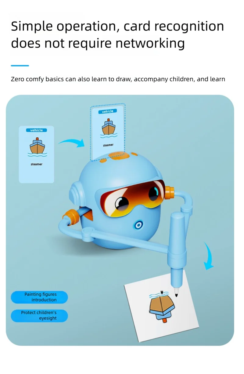 CowLost | baby-transport-accessories-educational-ai-drawing-robot-toy-for-toddlers |11