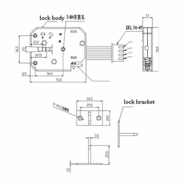 CowLost | locks-keys-product_id-xh2-54-4p-dc12v-mini-electric-cabinet-door-lock-electromagnetic-drawer-lock |5