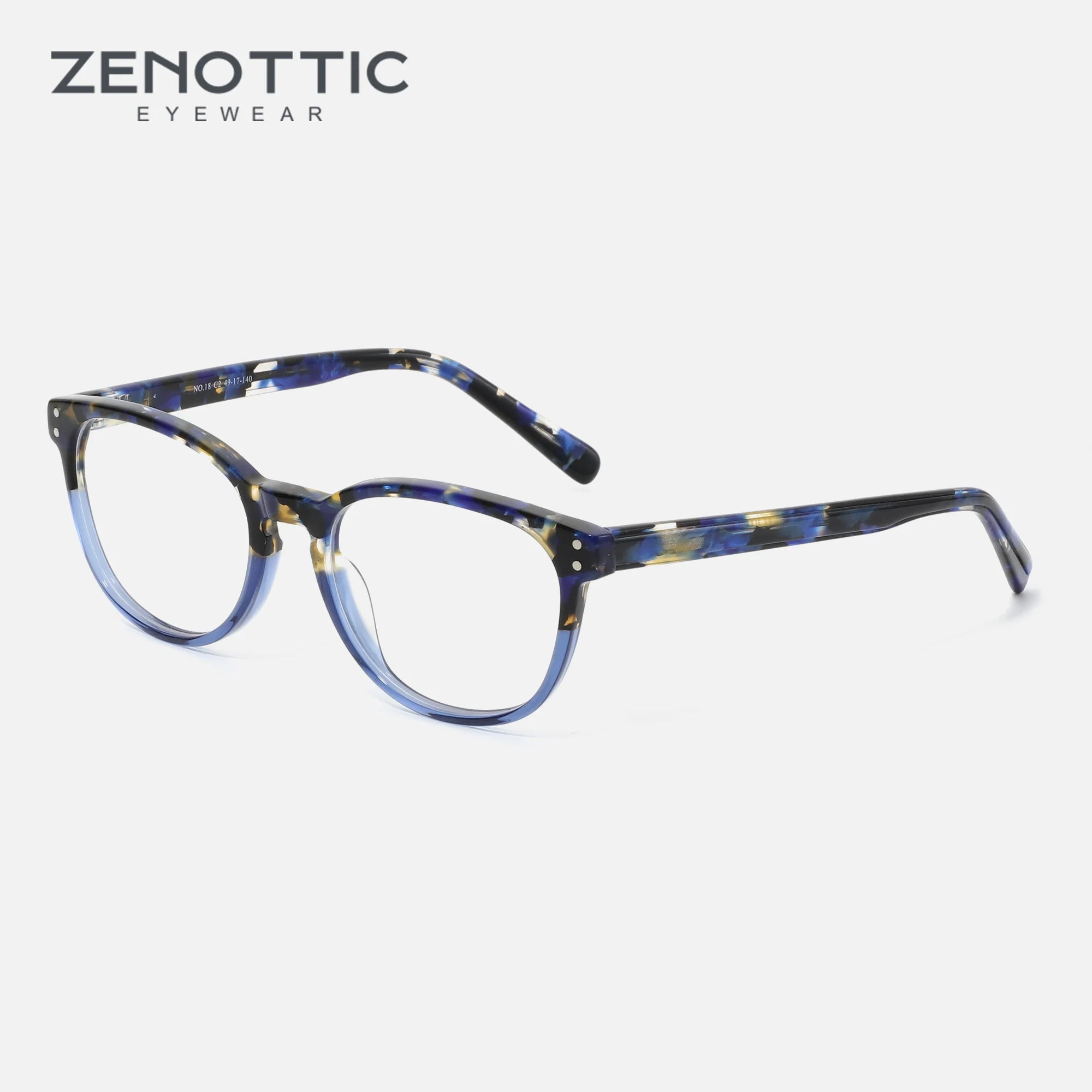 CowLost | zenottic-children-retro-vintage-round-acetate-optical-glasses-frames |1