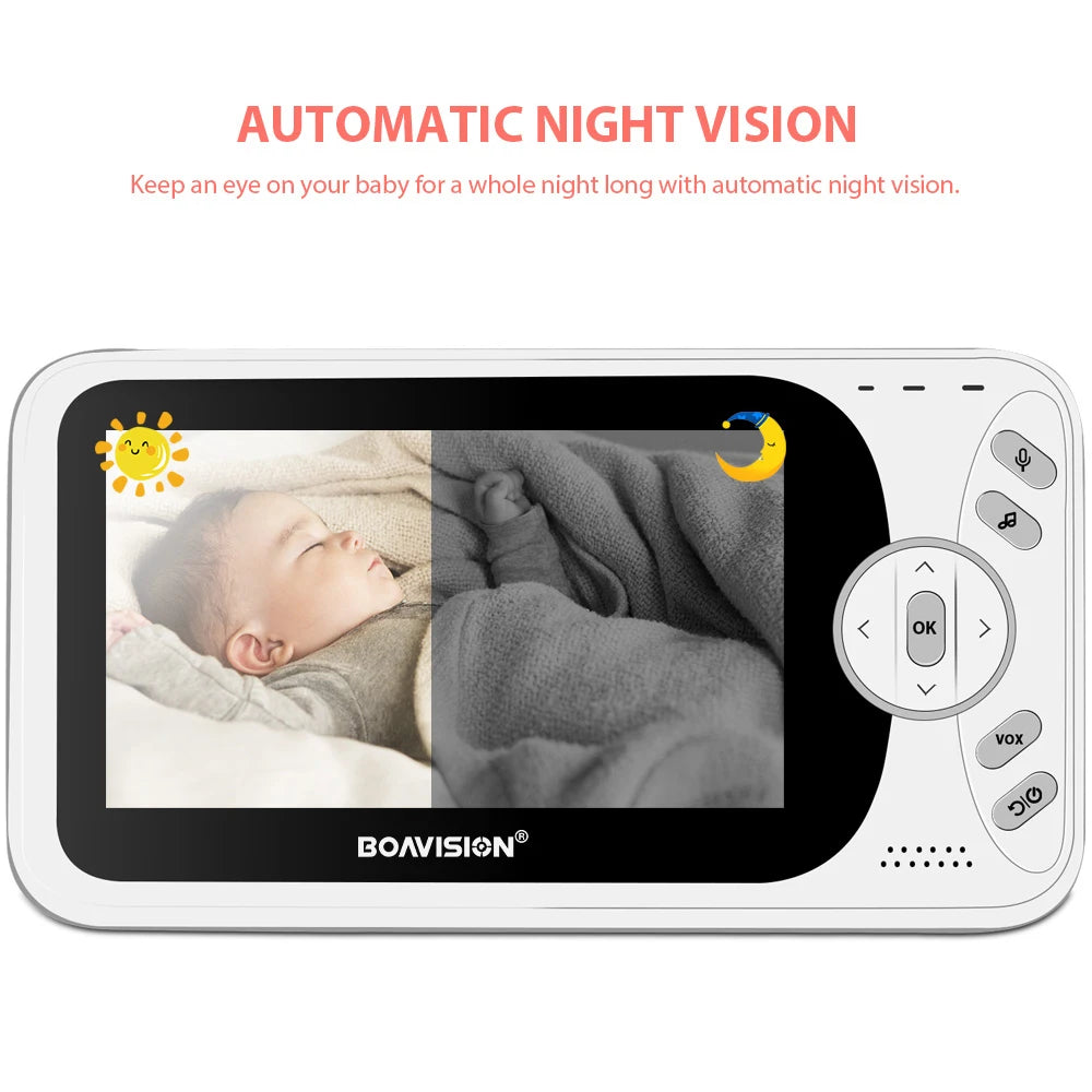 CowLost | 4-3-inch-wireless-video-baby-monitor-sitter-portable-baby-nanny-ir-led-night-vision-intercom-surveillance-security-camera-vb608 |13
