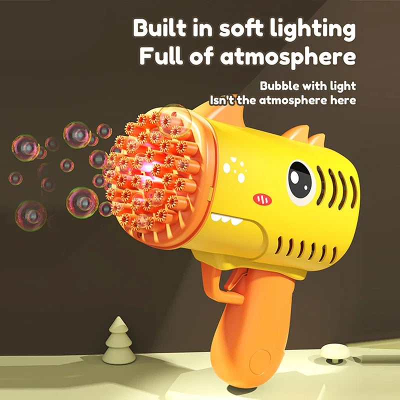 CowLost | product_id-childrens-dinosaur-bubble-gun-toy-outdoor-wedding-game-35-hole-no-battery-no-bubble-water |4