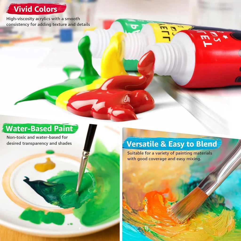 CowLost | wine-glasses-product_id-acrylic-glass-paint-set-with-12-24-colors-6-brushes-palette-waterproof-stain-glass-paints-12ml |6