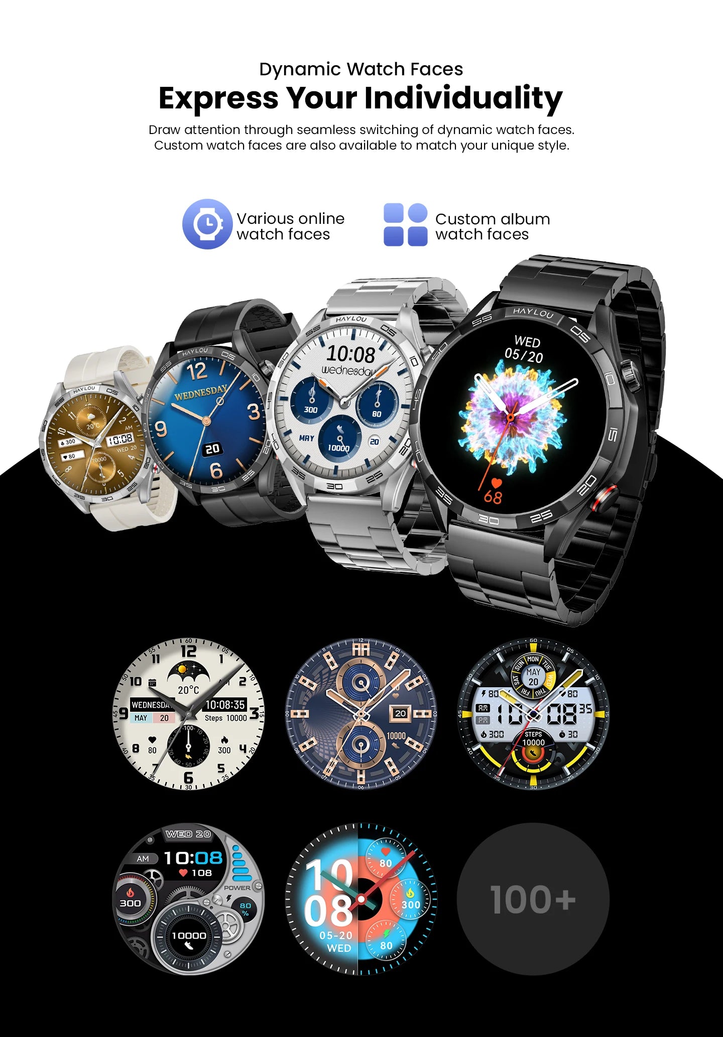 CowLost | haylou-solar-5-voice-calling-smartwatch-1-58-amoled-display |10