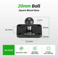 CowLost | product_id-fanaue-1-aluminum-ball-adapter-for-25-20-17mm-diamond-square-base-ram-mounts |19