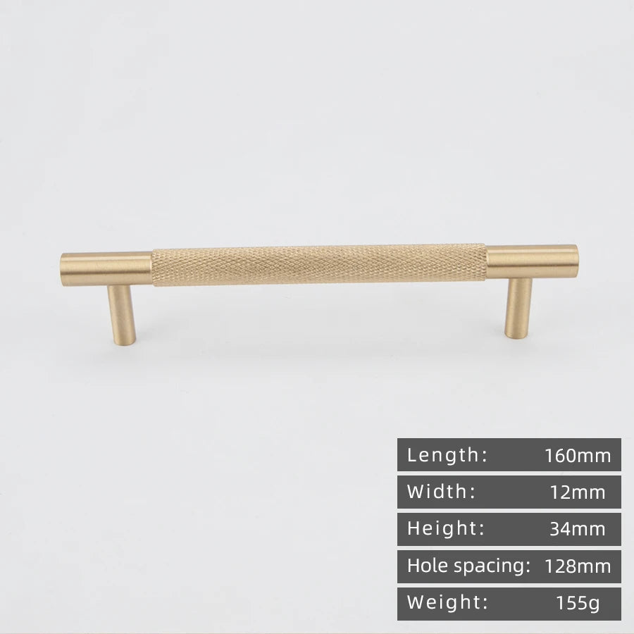 CowLost | kedlo-european-luxury-solid-brass-embossed-gold-500mm-long-handle-american-retro-antique-drawer-t-handle |46