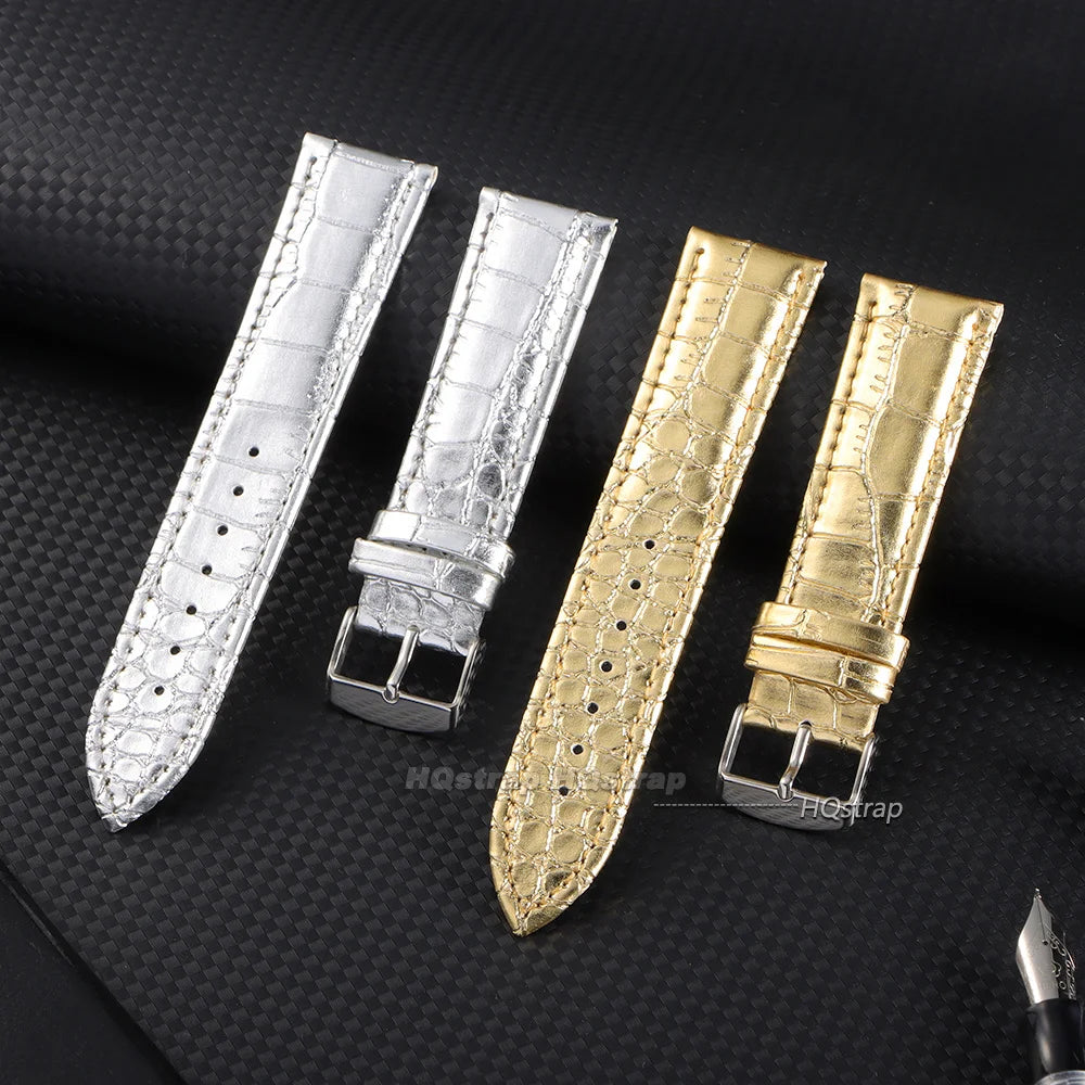 Ultra Fiber Leather Watch Band 18mm 20mm 22mm Universal Strap for Men Women
