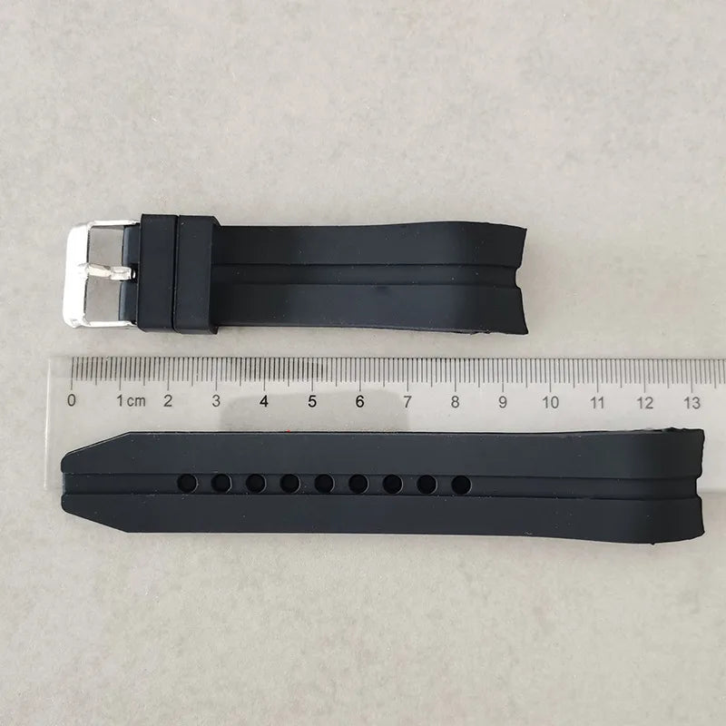 Soft Waterproof Silicone Watch Strap for Seiko & Rolex 22/24/26mm Replacement Bracelet