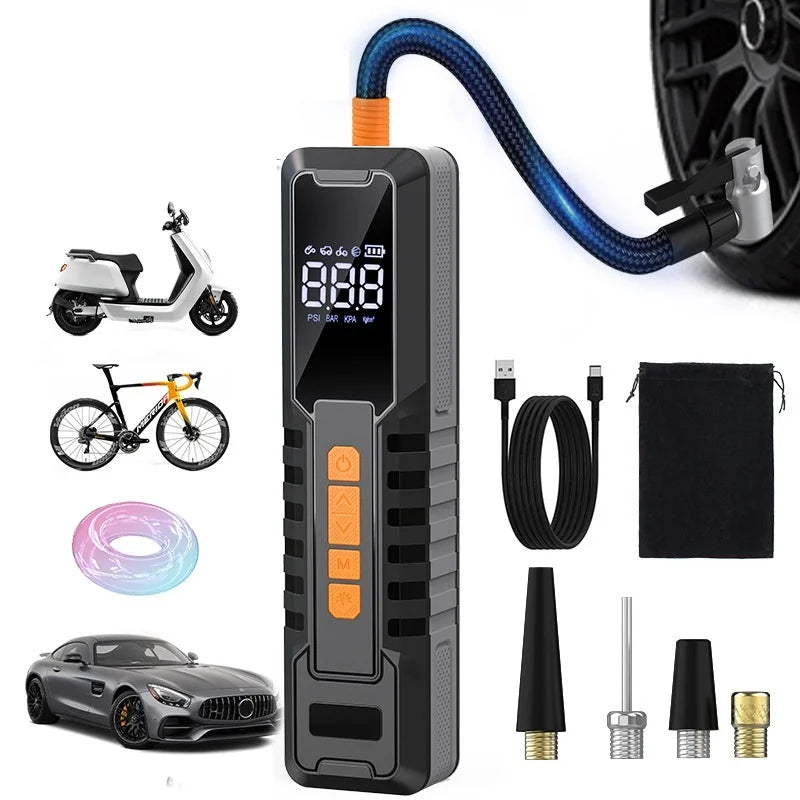 CowLost | product_id-portable-150psi-air-compressor-pump-with-auto-shut-off-for-car-bike-motorcycle-and-balls |1