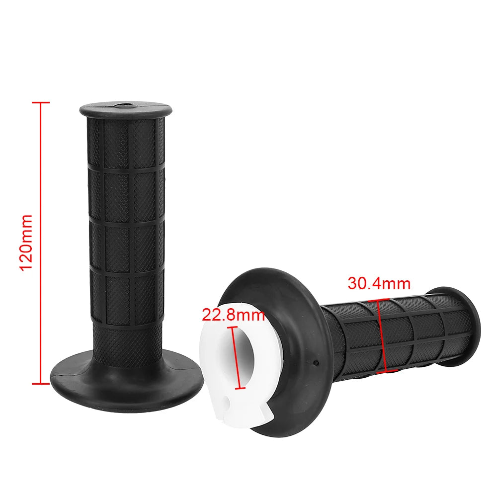 CowLost | product_id-1-pair-7-8-22mm-motorcycle-handlebar-grips-and-cable-set-dirtbike-throttle-accelerator |6