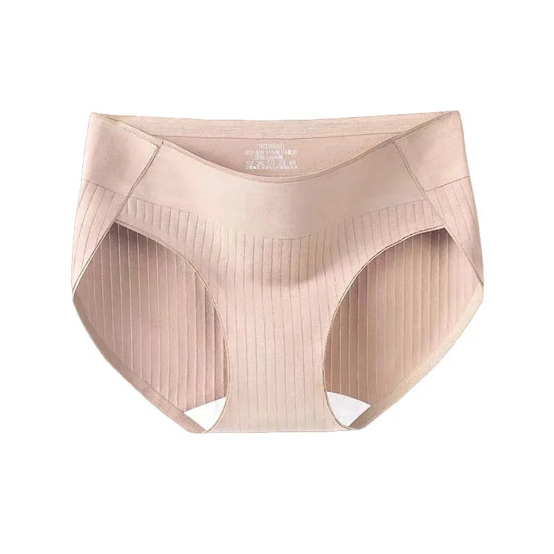 CowLost | product_id-fallsweet-3pcs-womens-plus-size-seamless-mid-rise-cotton-briefs |12