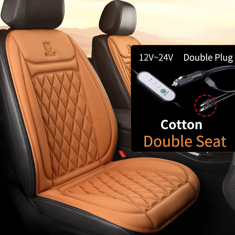 12-24v Heated Car Seat Cover 30'