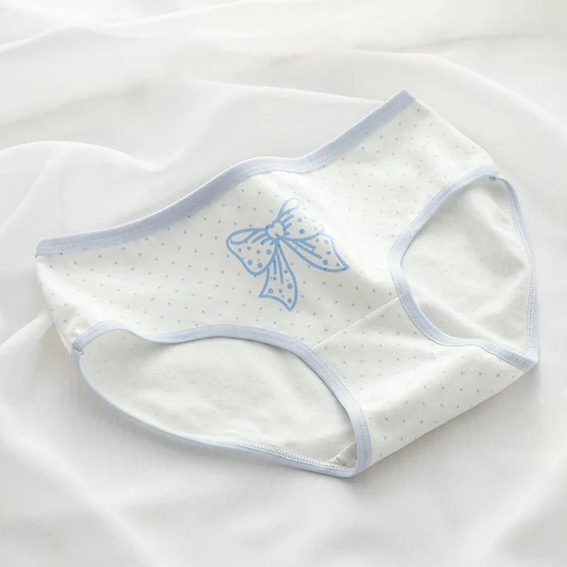 CowLost | product_id-ollymurscn-womens-cotton-low-waist-seamless-briefs-with-bow-detail |12