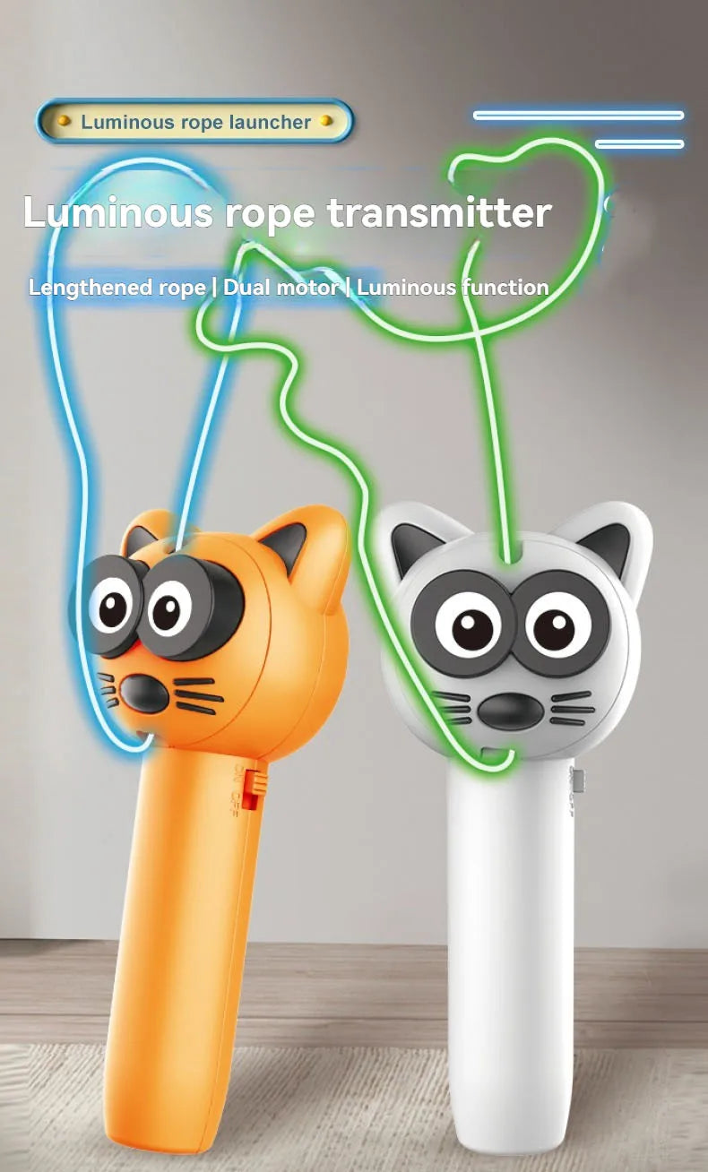 CowLost | product_id-handheld-adjustable-speed-luminous-zipstring-loop-fidget-toy-cat-teaser-launcher |7