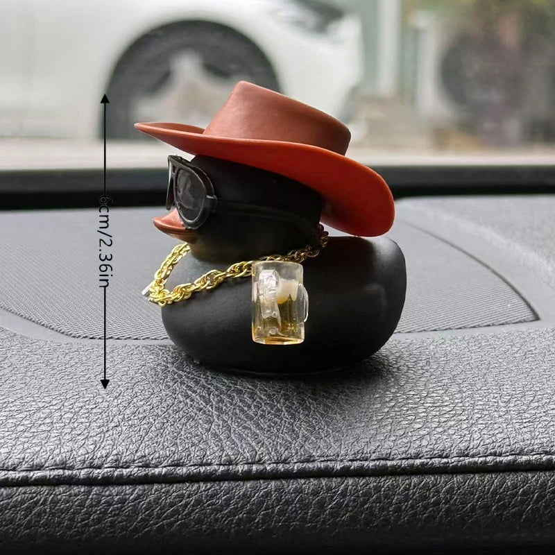 CowLost | product_id-cowboy-car-rubber-duck-with-sun-hat-dashboard-decoration-set |2