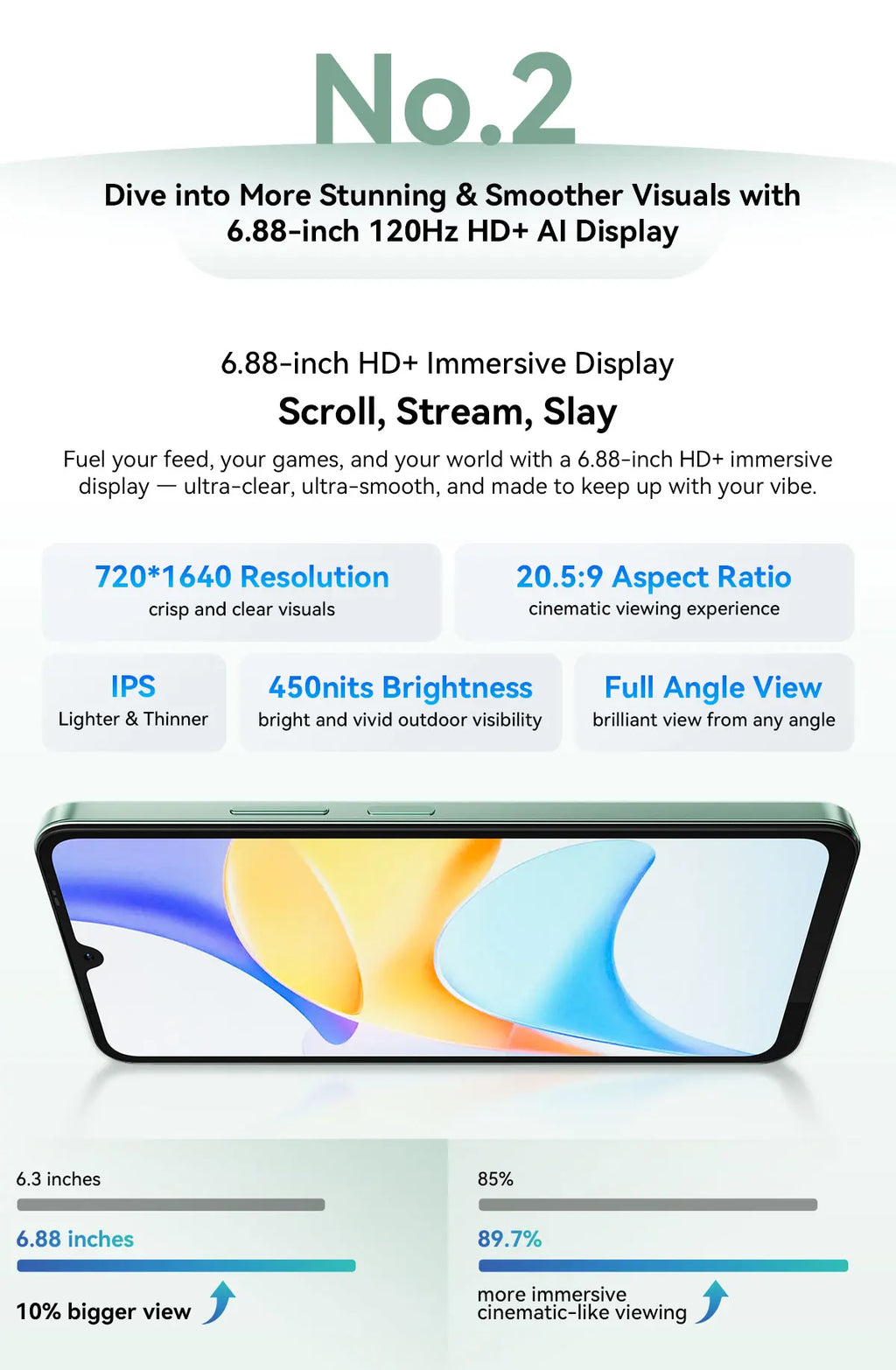 CowLost | blackview-shark-6-5g-smartphone-android-15-unisoc-t8100-mobile-phone-6-88-120hz-display-8gb-128gb-5000mah |24