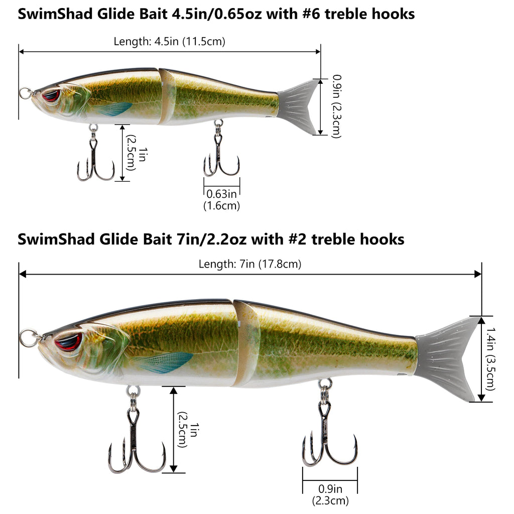 CowLost | sporting-goods-bassdash-swimbaits-pike-trout-glide-minnow-hard-fishing-lure |2
