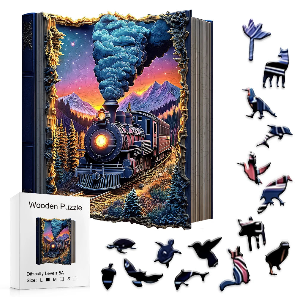 CowLost | product_id-train-wooden-3d-puzzle-brain-game-with-irregular-pieces-and-colorful-artwork |1
