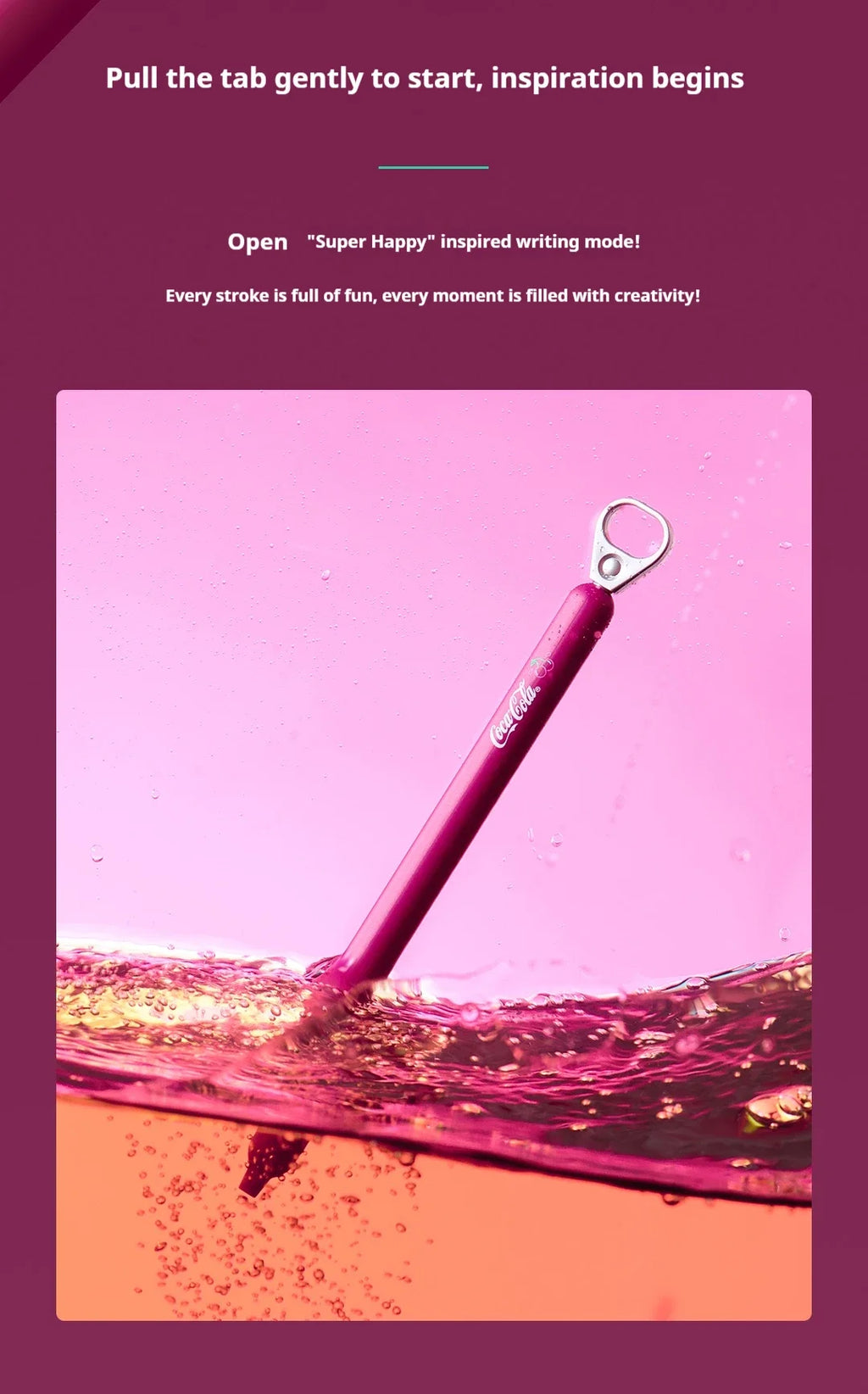 CowLost | product_id-kaco-coca-cola-limited-edition-0-5mm-black-gel-pen-cherry-pull-tab-for-homework-exams |9