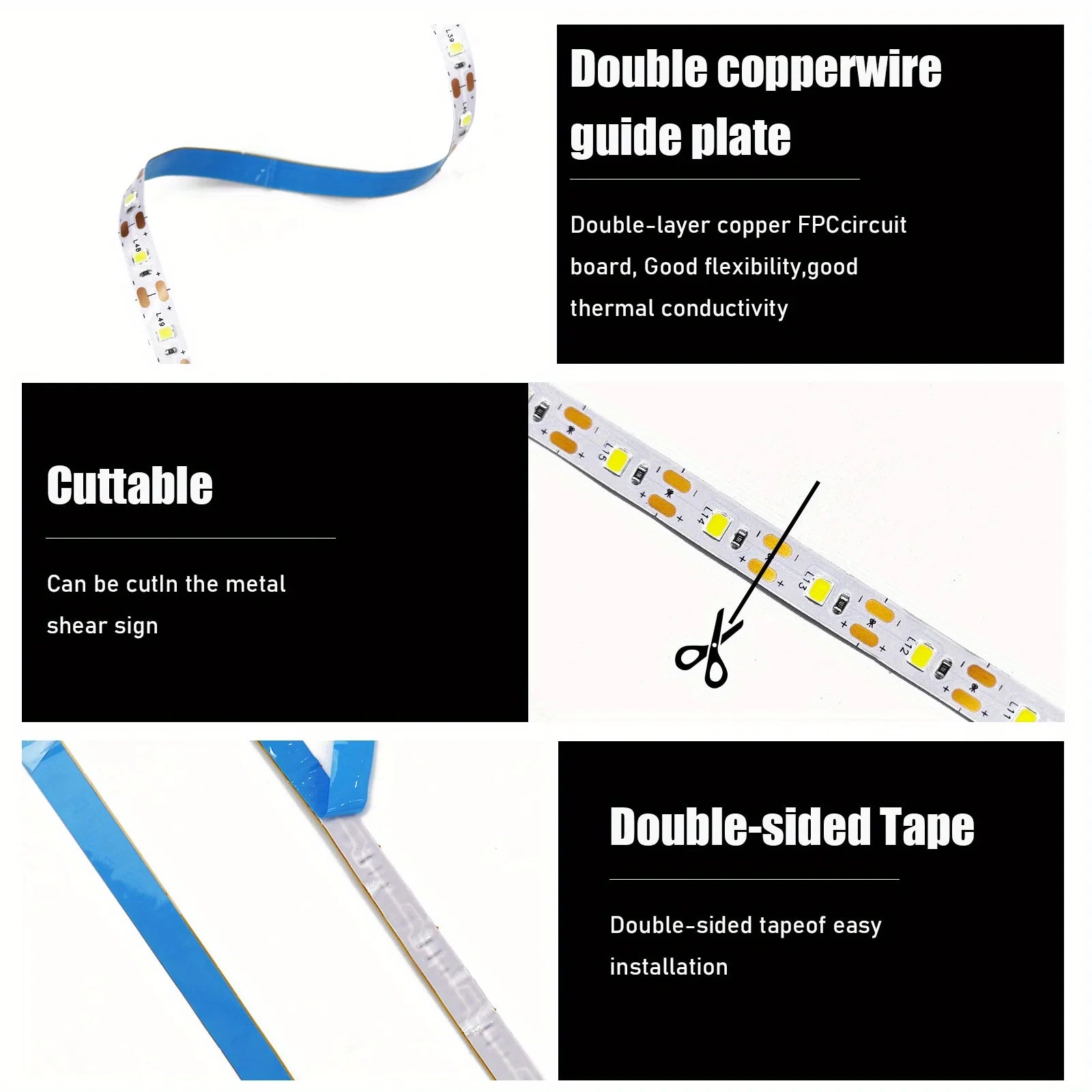 CowLost | light-ropes-strings-product_id-high-brightness-flexible-usb-led-strip-lights-cuttable-for-home-diy-tv-backlight |5
