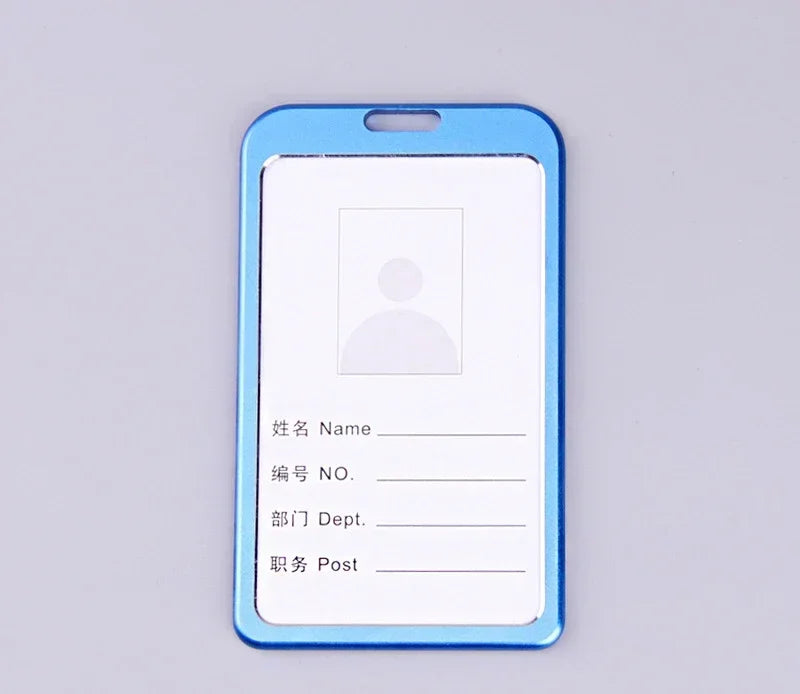 1 Pcs Aluminum Alloy Card Cover Case Bank Business Work Card Holder