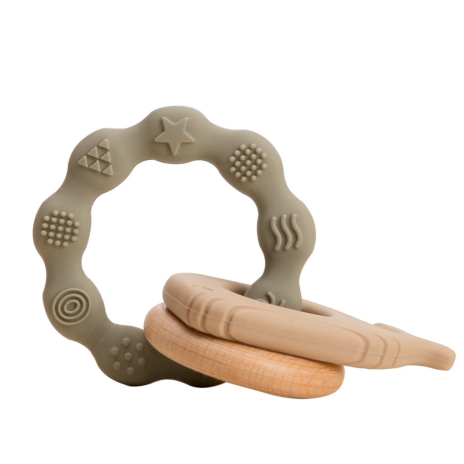 CowLost | baby-transport-accessories-silicone-animal-baby-teether-bracelet-0-12-months-anxiety-toy |25