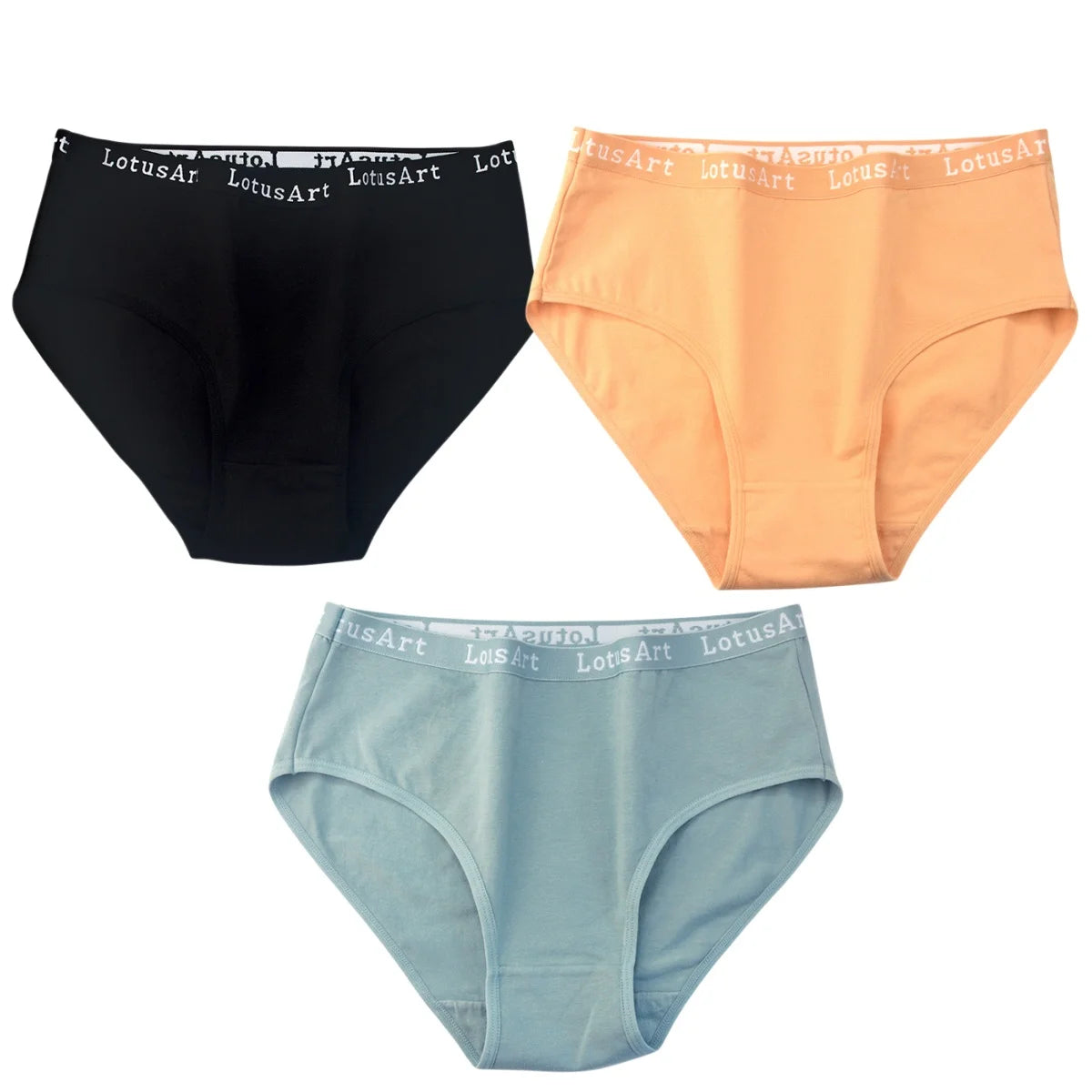 CowLost | product_id-3pcs-women-s-high-waist-seamless-cotton-briefs-m-2xl-solid-colors |19