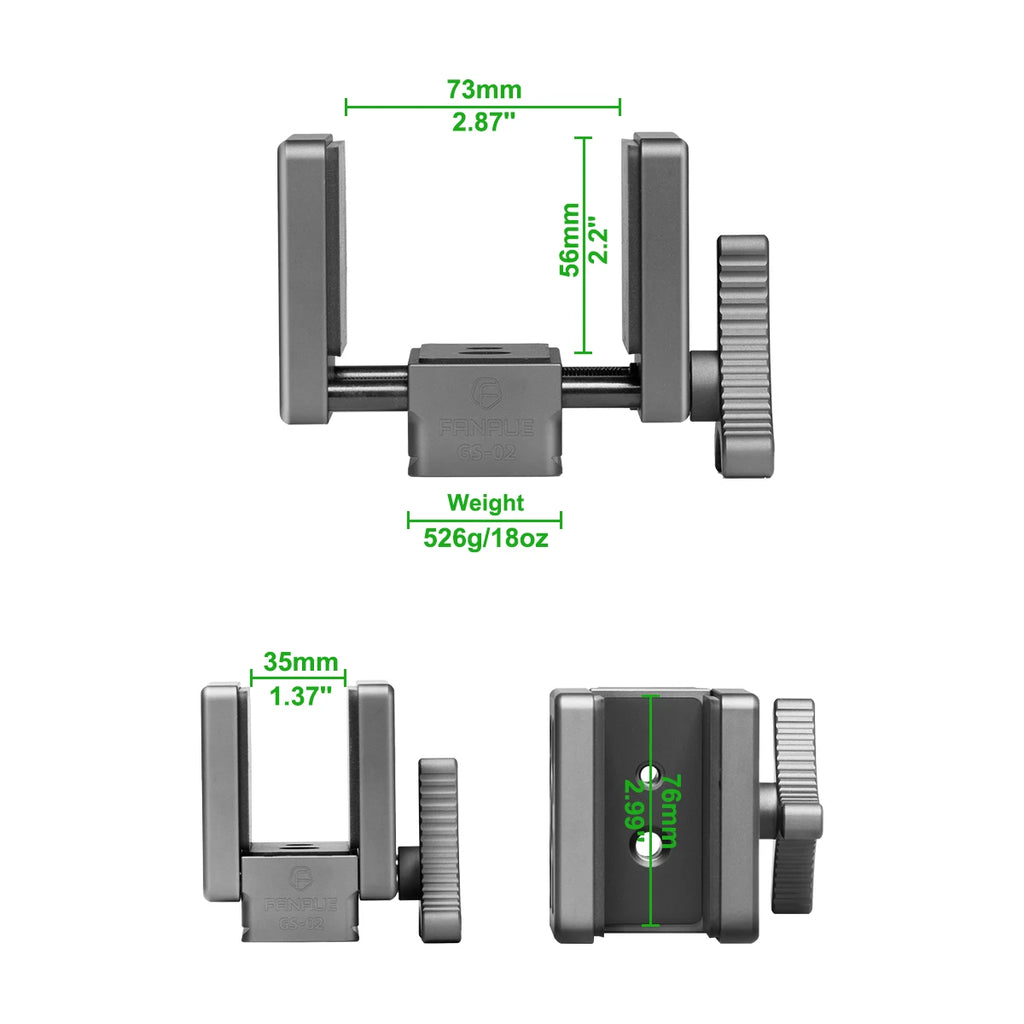 CowLost | product_id-fanaue-aluminum-saddle-clamp-tripod-mount-adapter-for-arca-swiss-stabilizers |3