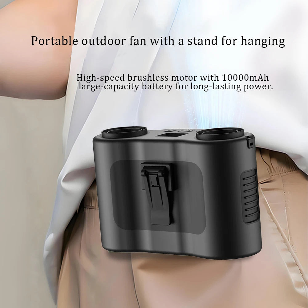 CowLost | binoculars-product_id-portable-usb-rechargeable-waist-clip-fan-with-dual-air-outlets-20000mah-battery |6