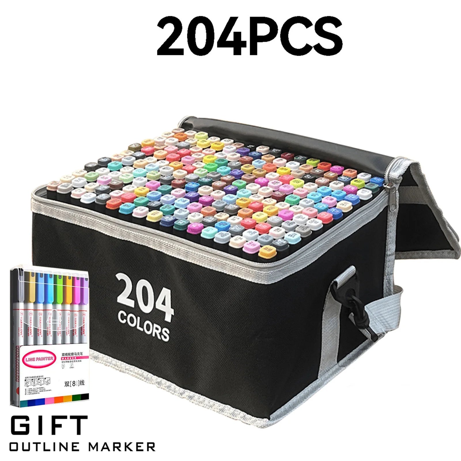 CowLost | product_id-120-color-double-tip-permanent-art-marker-set-for-drawing-design |18